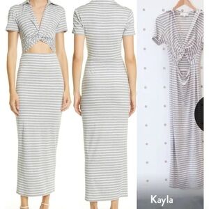 Favorite Daughter Twist Stripe Dress